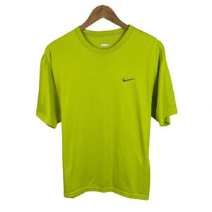 TS857 Mens Nike Fit Dry Neon Performance Workout Gym T Shirt M